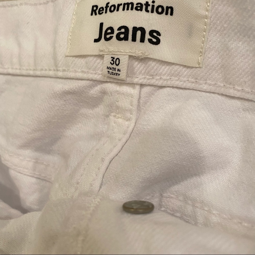 REFORMATION Charlie High Rise Jean Short 30 - Picture 7 of 8